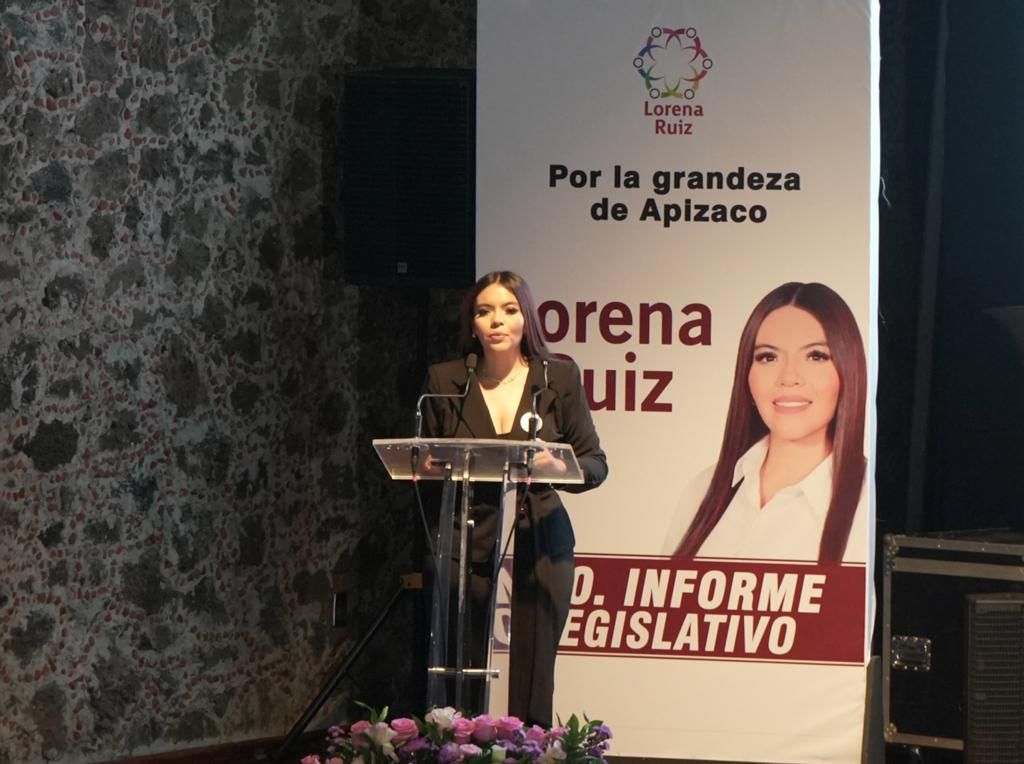 Rinde Lorena Ruíz García 2do informe de actividades legislativas